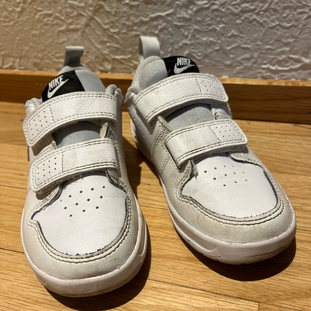 Nike White Velcro Sneakers - kids 11c
